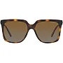 Vogue Eyewear Woman Sunglasses Dark Havana Frame, Polar Grey Gradient Brown Lenses, 54MM