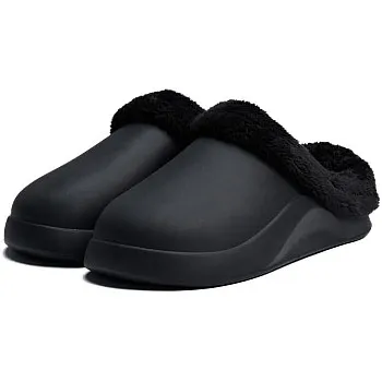 Onda Mega 2 Lined Fur Clogs for Women Winter Warm Indoor/Outdoor Shoes with Button