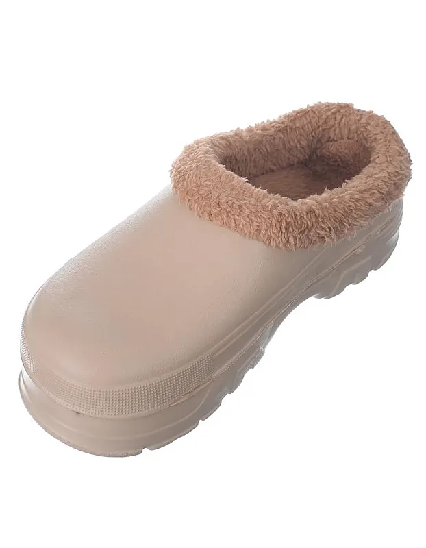 Womens Fur Lined Clogs