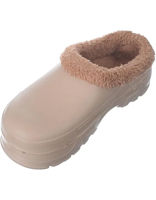 Womens Fur Lined Clogs