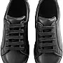Katee Classic Black Leather School Shoes, Lace-up Style, Uniform Footwear-WW1BLS-Black- (Black, size:29)