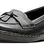 CLARKS Women's Ashland Bubble Slip-On Loafer, Black, 7.5 UK, Black, 7.5 UK Wide