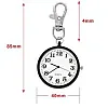 MySouq-Store 1PCs - Pop Stainless Steel Quartz Pocket Watch Cute Key Ring Chain New Gift New - Silver