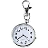 MySouq-Store 1PCs - Pop Stainless Steel Quartz Pocket Watch Cute Key Ring Chain New Gift New - Silver