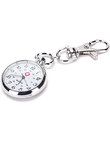 MySouq-Store 1PCs Pop Stainless Steel Quartz Pocket Watch Cute Key Ring Chain New Gift New