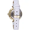Anne Klein Women's Leather Strap Watch, White, 10/9168WTWT