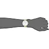 Anne Klein Women's Leather Strap Watch, White, 10/9168WTWT