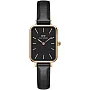 Daniel Wellington Quadro Sheffield Watch, Italian Black Leather Band, 20x26mm