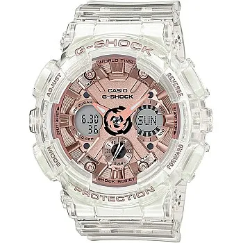 G-Shock GMAS110SR-7A Clear/Rose Gold One Size, Clear/Rose Gold, One Size, GMAS110SR-7A