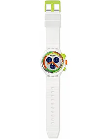 Swatch SB02K100 Watch Neon Jelly Transparent