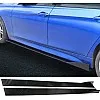 DoCred Universal 2M/78.7'' Side Skirt Extension Splitter fit, Side Skirts Rocker Panels Side Trim Spoiler Extension Lip Bottom Line, Side Skirt Rocker Panel Lip Splitter Diffuser Glossy (Black)