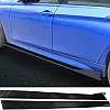 DoCred Universal 2M/78.7'' Side Skirt Extension Splitter fit, Side Skirts Rocker Panels Side Trim Spoiler Extension Lip Bottom Line, Side Skirt Rocker Panel Lip Splitter Diffuser Glossy (Black)