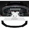 aqxreight Front Bumper Lip, 3 Pieces Gloss Black Front Bumper Lip Splitter Kit Universal High Hardness Front Spoiler Body Kit