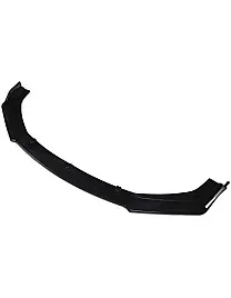 aqxreight Front Bumper Lip, 3 Pieces Gloss Black Front Bumper Lip Splitter Kit Universal High Hardness Front Spoiler Body Kit