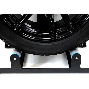 BROTHERS Wheel Washing & Detailing Stand, Car Tyre Cleaning Station with Rotating Rollers