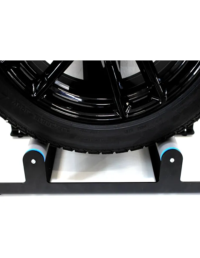 BROTHERS Wheel Washing & Detailing Stand, Car Tyre Cleaning Station with Rotating Rollers
