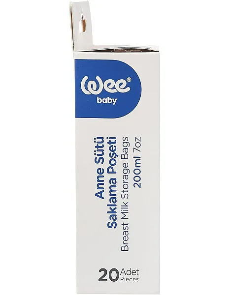 Breastmilk Storage Bags 200 ml,-Pre-Sterilized. (200, 20, Piece)
