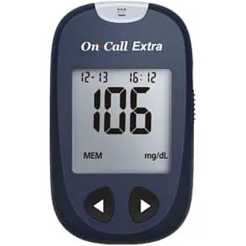 On call Extra device + 50 strip+ lancing device + 10 lancets