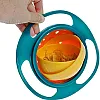 بولة دوارة جيرو مقاومة للانسكاب بغطاء دوران 360 - درع ضد الفوضى: وداعًا للحاجة لمسح الأرضيات والسجاد كل شوية تصميمه المريح والمقابض السهلة 