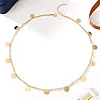 Boho Tassel Head Chain Sequins Hair Chain Gold Bridal Headpieces for Women and Girls