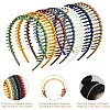 WOVOWOVO Plastic Hair Bands with Teeth, 10 Packs Thin Headbands for Women Girls Teens, Non Slip Hair Comb Head Bands Hair Accessories