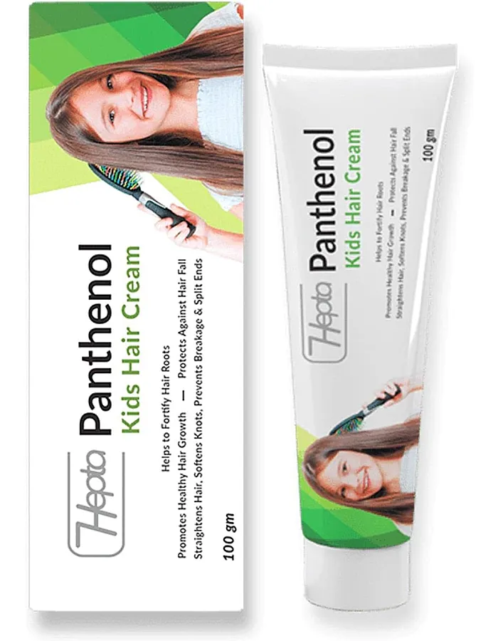 Hepta Panthenol Kids Hair Cream – Nourishing Cream to Reduce Dryness, Strengthen & Keep Children’s Hair Soft and Healthy – 100 gm