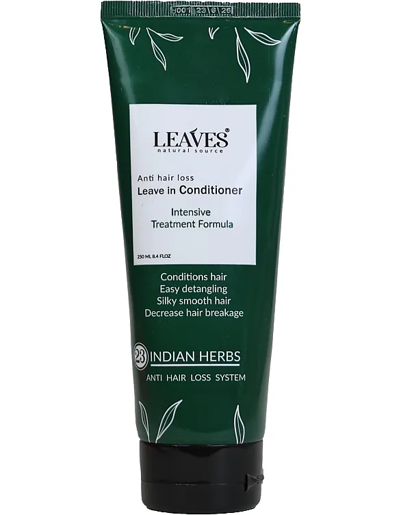 Leaves Leave-In Conditioner with Natural Proteins & Oils – Hydration, Frizz Control & Strengthening 250ml