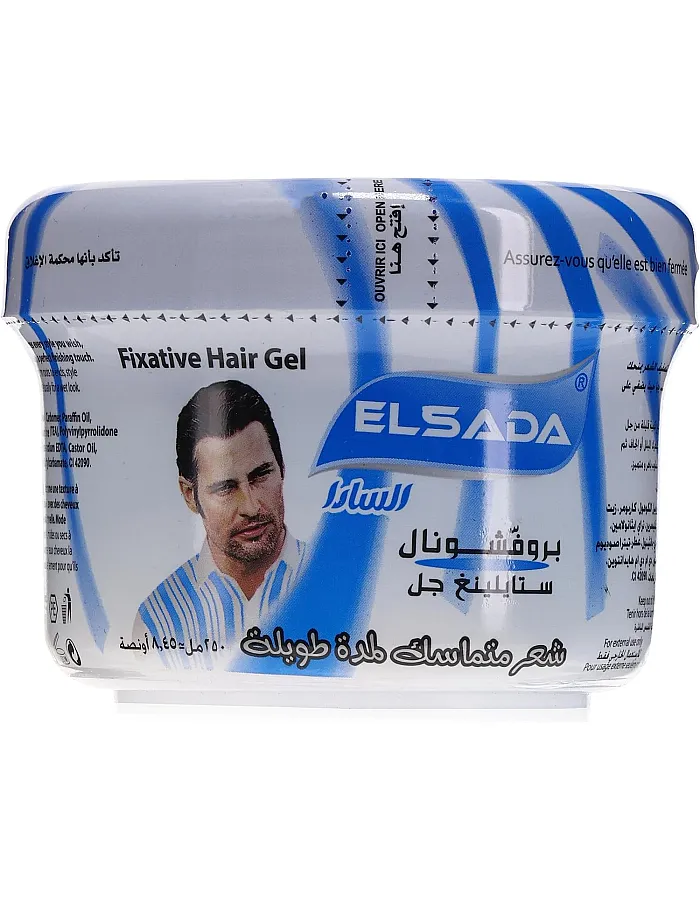 El Sada Long Lasting Hair Styling Gel (Blue, 250ml)