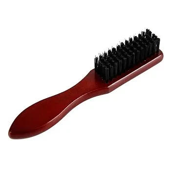 Beard brush with wooden handle, straightens beard and promotes its growth, works with beard oils and balms, for a healthy and stylish beard with you wherever you go