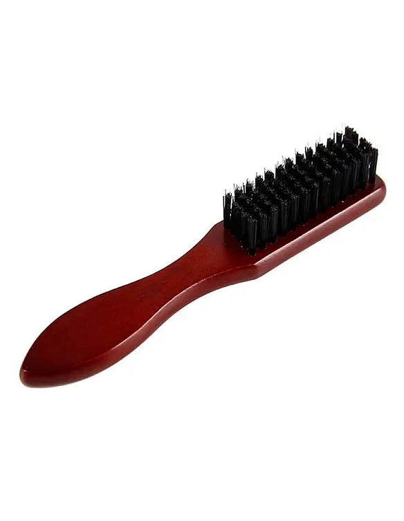 Beard brush with wooden handle, straightens beard and promotes its growth, works with beard oils and balms, for a healthy and stylish beard with you wherever you go