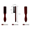 Beard brush with wooden handle, straightens beard and promotes its growth, works with beard oils and balms, for a healthy and stylish beard with you wherever you go