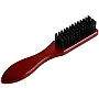Beard brush with wooden handle, straightens beard and promotes its growth, works with beard oils and balms, for a healthy and stylish beard with you wherever you go