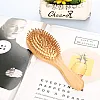 Natural Bamboo Hair Brush Detangling Brush Massage Anti-Static Hair Comb Wooden Hair Comb