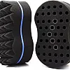 RioRand Hair Sponge Magic Barber Twist Curl Brush Sponge Dreads Locking Afro Coil Comb（Blue 2 Count (Pack of 1))