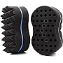RioRand Hair Sponge Magic Barber Twist Curl Brush Sponge Dreads Locking Afro Coil Comb（Blue 2 Count (Pack of 1))