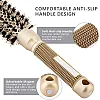 Round Brush for Blow Drying,Thermal Nano Ionic Round Drying Hair brush Professional for Styling Hair Curling Brush-gold (25mm)