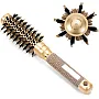 Round Brush for Blow Drying,Thermal Nano Ionic Round Drying Hair brush Professional for Styling Hair Curling Brush-gold (25mm)