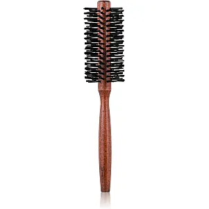 Round Hair Brush - Wooden Handle Styling Brush - Anti-Static Thermal Hair Brush for Men & Women - Perfect for Curling or Straightening Hair While Drying