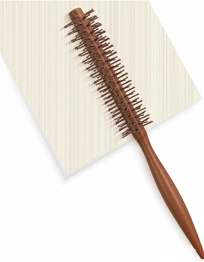 Small Round Hair Brush Mini Round Comb Roller Comb Hair Styling Brush Salon Hairdressing Brush for Thin Hair, Short Hair, Bangs, Beard, Lifting, Curling