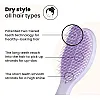 Tangle Teezer | The Ultimate Styler Hairbrush | Dry-Styling for Volume & Shine | Ideal for Blending Wigs, Weaves, Extensions & Clip-Ins | Soft-Tip Teeth for Smooth Finish & Texture | Lilac