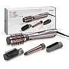 BaByliss Air Style 1000 Hot Air Brush with Ion Technology, 4 Attachments for Drying, Styling and Curling, AS136E, 1 Piece (1 Pack), Silver Rose Gold