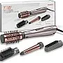 BaByliss Air Style 1000 Hot Air Brush with Ion Technology, 4 Attachments for Drying, Styling and Curling, AS136E, 1 Piece (1 Pack), Silver Rose Gold