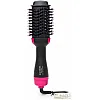 Hair Dryer Brush with Black Ion Technology, 1000W,Wide Oval Design 19cm, 3 Heat Settings,360° Airflow Hot Air Brush for Fast Drying & Styling,Ionic Anti-Frizz Technology.