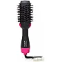Hair Dryer Brush with Black Ion Technology, 1000W,Wide Oval Design 19cm, 3 Heat Settings,360° Airflow Hot Air Brush for Fast Drying & Styling,Ionic Anti-Frizz Technology.