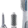 Panasonic EH-KA31 Hair Styler with 3 Attachments, Blow Brush, Roller Brush, Air Iron, White, Automatic OverHeating Protective – Made in Thailand – International Warranty