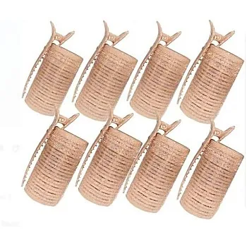 8pcs Self Grip Rollers Salon Hair Dressing Curlers Hair Rollers Self+8 CLIPS adhesive Plastic Hair Curlers DIY Curly Curlers Hairstyle Tools 3.5 cm (MULTICOLOR)