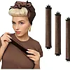 DENMILE 3PCS Heatless Curler for Women Hair Curler Without Heat Heatless Curler Satin Curling Rod with Hook No Heat Rollers for All Hair Types Heatless Curls Hair Roller Heatless Curls Headband