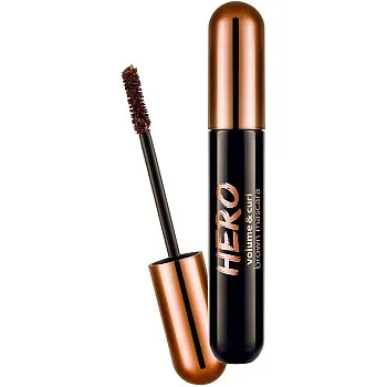 Flormar Hero Volume & Curl Mascara – Brown – Soft Brown Lash Definition, Volume + Curl Effect, Smudge-Resistant Long-Wear
