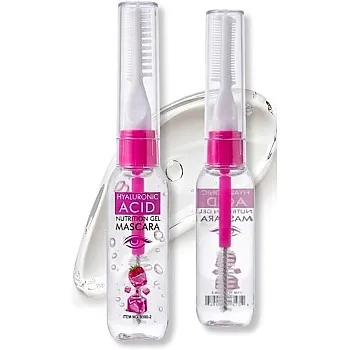 Hyaluronic Acid Nutrition Gel Mascara – For Eyelash Growth and Strength with Brush ApplicatorEyelash Growth Serum | Eyebrow Enhancer for Longer and Thicker- 1 pc (Pink)