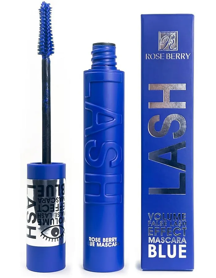 Rose Bery - Mascara, Volume False Lash, Effect Mascara, Extra Length & Thickening Effect, 14 ML, Model - RMS-2007 (Blue)